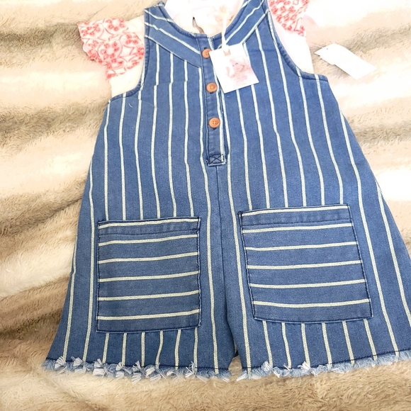 BRAND NEW! Jessica Simpson Romper +Shirt Set - Picture 2 of 5